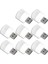 8 Adet Gece USB Işık Mini LED Ampul, Kompakt, Yatak Odası, Banyo, Çocuk Odası, Koridor, Mutfak Işıkları (Beyaz Işık) (Yurt Dışından) 1