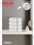 4'lü Beyaz Çizgili Düğün Havlusu 62GR Pamuk 30 x 50 cm El ve Yüz Havlusu 1