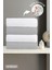 4'lü Gri-Beyaz El Havlusu - 50 x 90 cm , 225 Gr, Pamuk, Spa ve Otel Havlusu 1