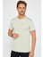 Unisex 5'li Paket Lacivert-Taş-Haki-Bordo-A.mavi Slim Fit Dar Kesim %100 Pamuk Bisiklet Yaka Tişört 3