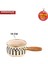 Prime Cream Emaye Ahşap Saplı Sosluk Sütlük 14 cm 2