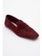 Morne Bordo Süet Deri Kadın Loafer Ayakkabı 3