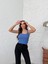 Lacivert Sıfır Kol Crop 2