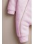 Kız Erkek Bebek ve Çocuk Kapüşonlu Peluş Tavşan Tulum 3