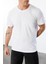 Erkek T-Shirt Pamuk Regular Fit Standart Kesim Bisiklet Yaka Basic Tişört Basıc-T-Shırt1 4