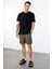 Erkek T-Shirt Pamuk Regular Fit Standart Kesim Bisiklet Yaka Basic Tişört Basıc-T-Shırt1 2