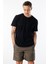 Erkek T-Shirt Pamuk Regular Fit Standart Kesim Bisiklet Yaka Basic Tişört Basıc-T-Shırt1 3
