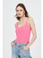 Pembe Ince Askılı Çıtçıtlı Bodysuit 13255 1
