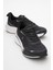Kadın Kalın Taban Bağcıklı Sneaker Hj 25063Z Siyah 2