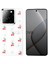 Infinix Hot 40 Kılıf Kabartmalı Desenli Simli Şeffaf A+ Kalite Kapak 1