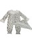 Dantelli Leoparlı Bebek Tulum 1