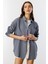 Oversize Basic Müslin Kadın Gömlek Kadın-Müslin-Gömlek 4