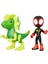 Spidey And His Amazing Friends Dino-Webs – Miles Morales & Electrosaurus 2'li Figür Seti 2