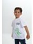 Erkek Çocuk Dinazor Yazı Baskılı Tişört 3
