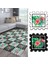 Dijital Filamingo Desenli Mutfak-Oturma Odası-Salon Halısı/yapboz Halı/puzzle Halı/ Japon Halı 1
