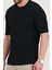 Erkek Bisiklet Yaka Fitilli Kısa Kollu Ince Triko T-Shirt 2