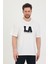 Bisiklet Yaka La Baskılı Oversize Salaş Unisex T-Shirt 1