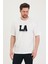 Bisiklet Yaka La Baskılı Oversize Salaş Unisex T-Shirt 4