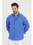 Erkek Slim Fit Dar Kalıp Uzun Kol Pamuklu Keten Efekt Gömlek 4