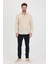 Erkek Slim Fit Dar Kalıp Uzun Kol Pamuklu Keten Efekt Gömlek 3