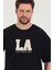 Bisiklet Yaka La Baskılı Oversize Salaş Unisex T-Shirt 5