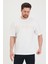 Bisiklet Yaka Oversize Ön ve Arka Dolar Baskılı Salaş Unisex T-Shirt 5