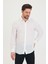 Erkek Slim Fit Dar Kalıp Uzun Kol Pamuklu Keten Efekt Gömlek 4