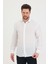 Erkek Slim Fit Dar Kalıp Uzun Kol Pamuklu Keten Efekt Gömlek 5