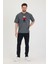 Bisiklet Yaka Oversize Ayıcık Baskılı Salaş Unisex T-Shirt 4