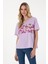 Kadın Lila Tişört 50299733-VR034 3