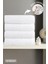4'lü Beyaz Banyo Havlusu - 90 x 150 cm , Pamuk, Spa ve Otel Havlusu, Günlük Kullanıma Uygun 1