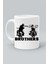 Motorcycle Brothers Motorcu Kardeşler Baskılı Klasik Beyaz Kupa Bardak 1