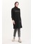 Baskılı Sweatshirt 0540-01 Siyah 2
