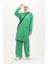Kapüşonlu Eşofman Takım 0057-10 Yeşil 1