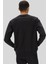 Regular Fit Erkek Sweatshirt Siyah 2