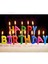 Rengarenk Happy Birthday Yazılabilen Doğum Günü Mumu 1