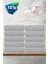 10'lu Gri Greek El Havlusu - 50 x 90 cm , 225GR, Pamuk, Spa ve Otel Havlusu 1