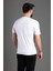 Erkek Beyaz Basic O Yaka T-Shirt 4