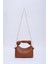 Taba SHK24 Orjinal Soft Deri Düğüm Detaylı Zincir Askılı El ve Omuz Çantası U:14 E:22 G:8 cm 1