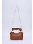 Taba SHK24 Orjinal Soft Deri Düğüm Detaylı Zincir Askılı El ve Omuz Çantası U:14 E:22 G:8 cm 4