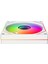 7C-120B 120*120*25MM Double Ring Aynalı Argb Beyaz Kasa Fanı 5