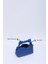 Saks Mavi SHK24 Orjinal Soft Deri Düğüm Detaylı Zincir Askılı El ve Omuz Çantası U:14 E:22 G:8 cm 5