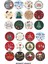 24 Adet 4 cm Yılbaşı Temalı Etiket, Yapışkanlı Sticker, Hediye Paketi Etiketi (Yüksek Kalite) 1