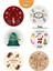 24 Adet 4 cm Yılbaşı Temalı Etiket, Yapışkanlı Sticker, Hediye Paketi Etiketi (Yüksek Kalite) 3