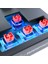 Yoru Tkl Pro Siyah/gri 2.4ghz+Bt5.0+Type-C 5 Outemu Red Swich Q Kablosuz Mekanik Oyuncu Klavyesi 5