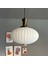 Elegant Beyaz Cam Tekli Avize Eskitme Knob Tokmak Başlık Sarkıt Lamba Restoran Salon Aydınlatma 2