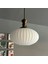 Elegant Beyaz Cam Tekli Avize Eskitme Knob Tokmak Başlık Sarkıt Lamba Restoran Salon Aydınlatma 4