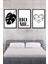 Home Temalı Tablo Seti Çerçeve Görünümlü 3 Parça 1