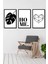 Home Temalı Tablo Seti Çerçeve Görünümlü 3 Parça 4