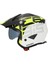 Jet Arıa Sport Kask Siyah Gri 3